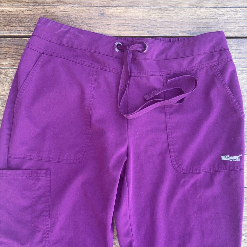 Grey’s Anatomy women’s scrubs purple size medium - Picture 4 of 7